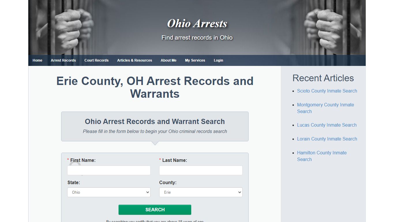 Erie County, OH Arrest Records and Warrants - Ohio Arrests